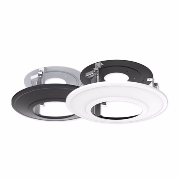 Milesight A78 Recessed Mount innfellingsfeste for tak (Hvit og Svart) for AI PTZ Dome og Pro Dome