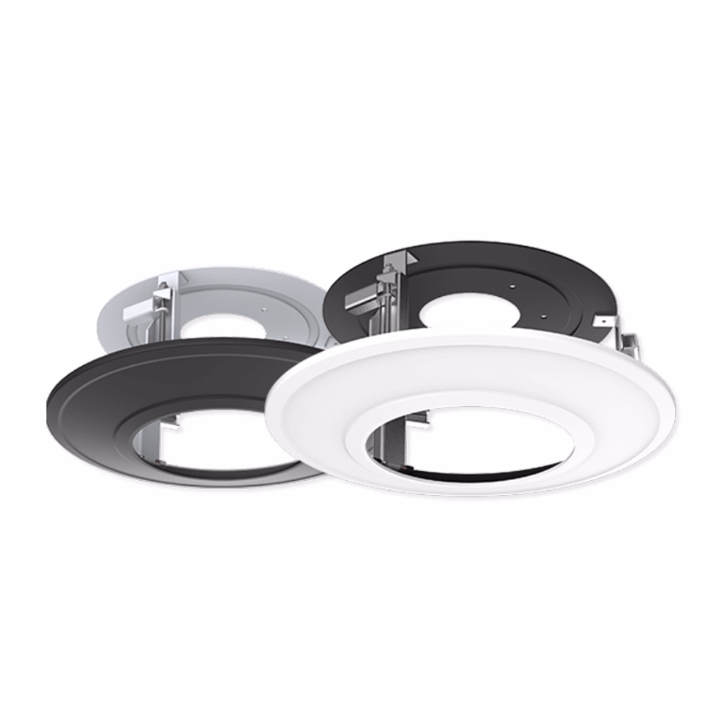 Milesight A78 Recessed Mount innfellingsfeste for tak (Hvit og Svart) for AI PTZ Dome og Pro Dome