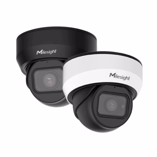 Milesight Mini Series AI motorisert domekamera med zoomobjektiv og AI-deteksjon