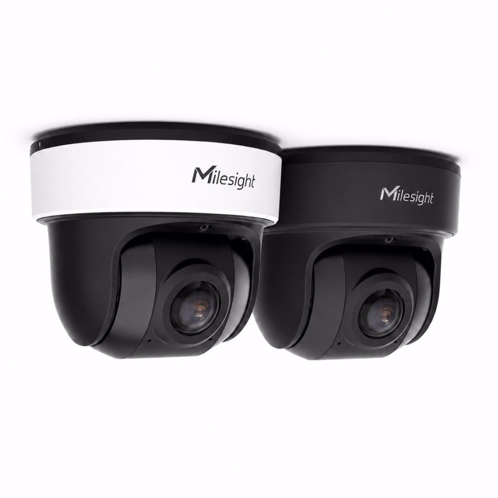 Milesight Panoramic Series AI mini domekamera med 180° panoramavisning og AI-analyse