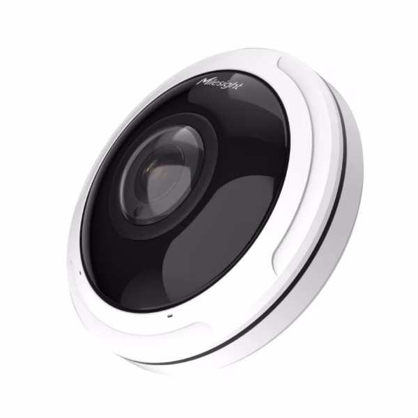 Milesight Panoramic Series AI fisheye-kamera med 360° panoramavisning og AI-analyse