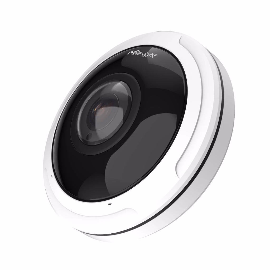 Milesight Panoramic Series AI fisheye-kamera med 360° panoramavisning og AI-analyse