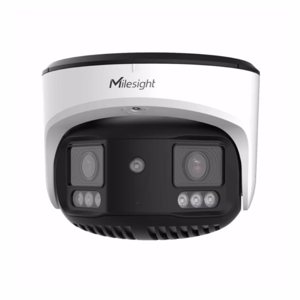 Milesight Panoramic Series AI TrueColor dual-sensor-kamera med 180° panoramavisning