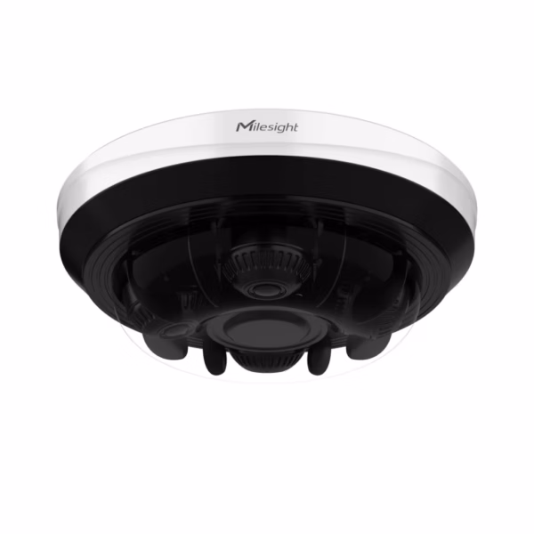 Milesight Panoramic Series AI multidireksjonalt kamera med fire justerbare sensorer