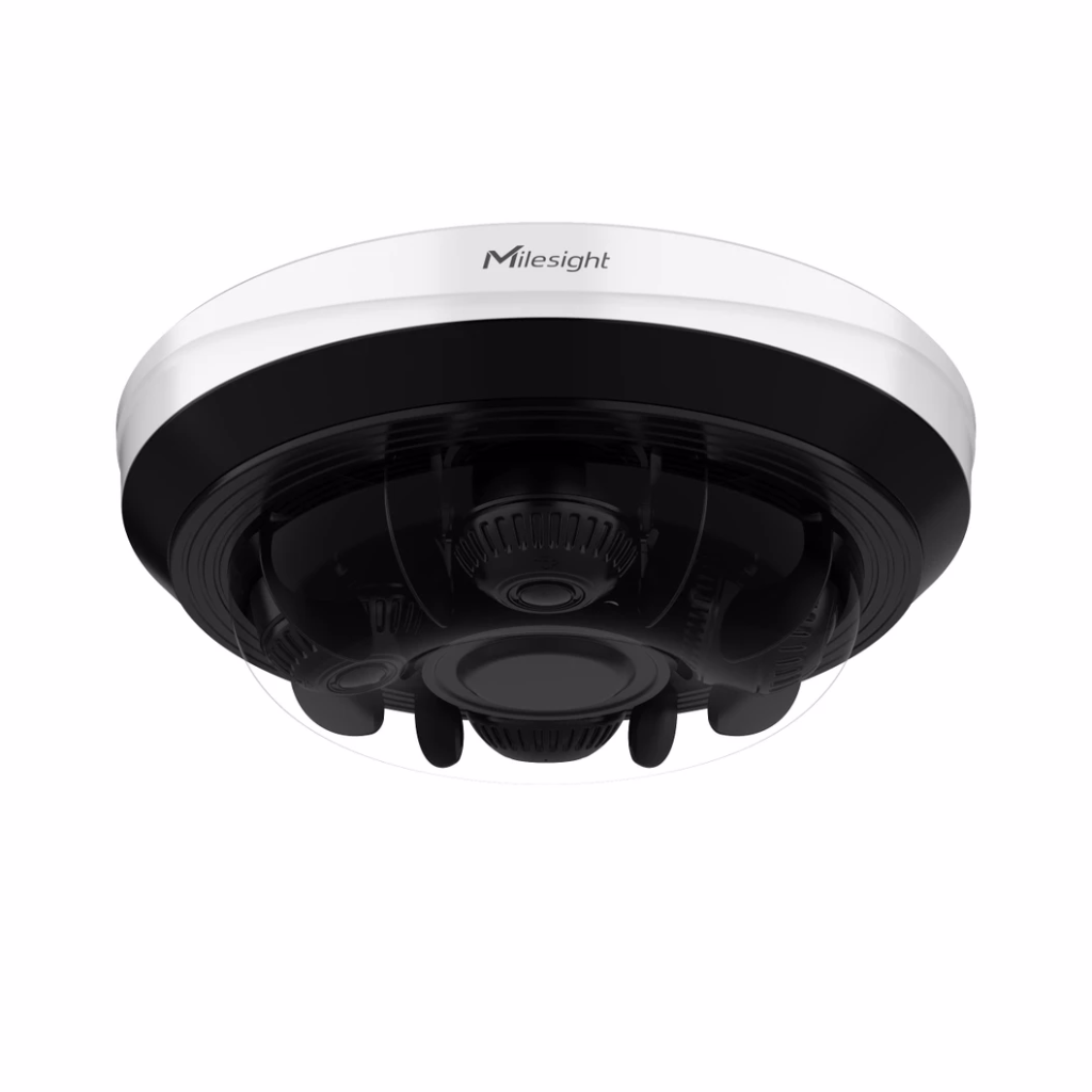 Milesight Panoramic Series AI multidireksjonalt kamera med fire justerbare sensorer