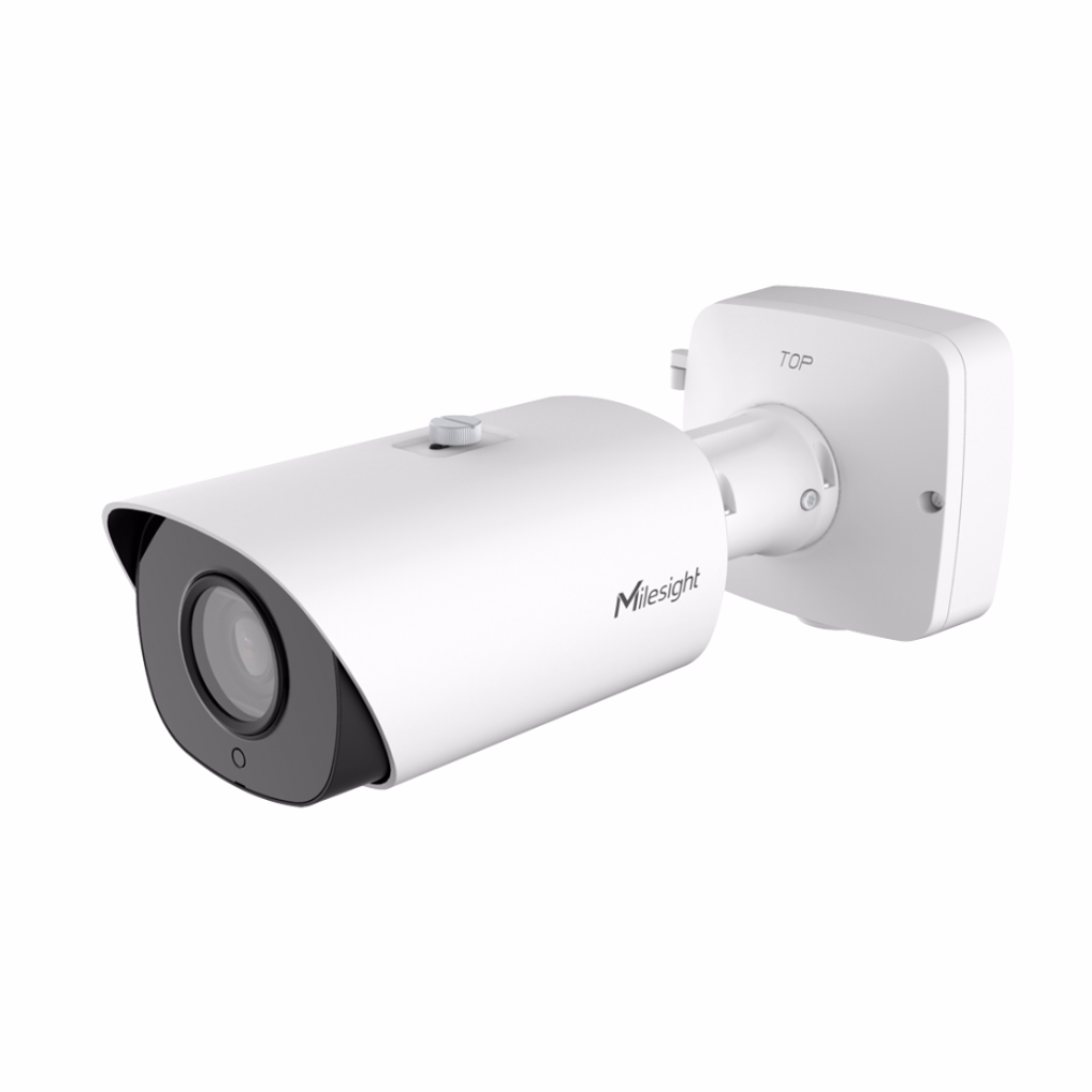 Milesight Pro Series AI Bullet Plus-kamera med 12x optisk zoom og AI-deteksjon