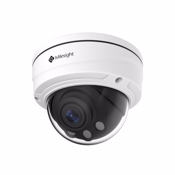 Milesight Pro Series AI motorisert domekamera med zoomobjektiv og AI-deteksjon