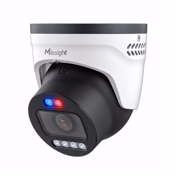 Milesight Q Series AI motorisert TrueColor turretkamera med zoomobjektiv og AI-deteksjon