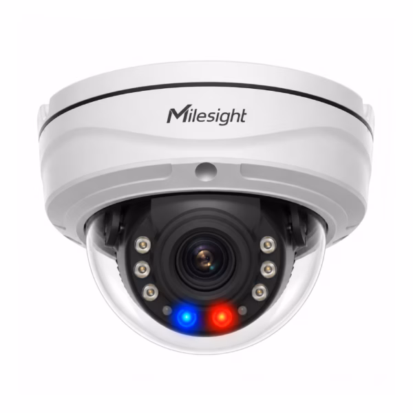 Milesight Q Series AI TrueColor domekamera med Smart Hybrid Light og AI-deteksjon